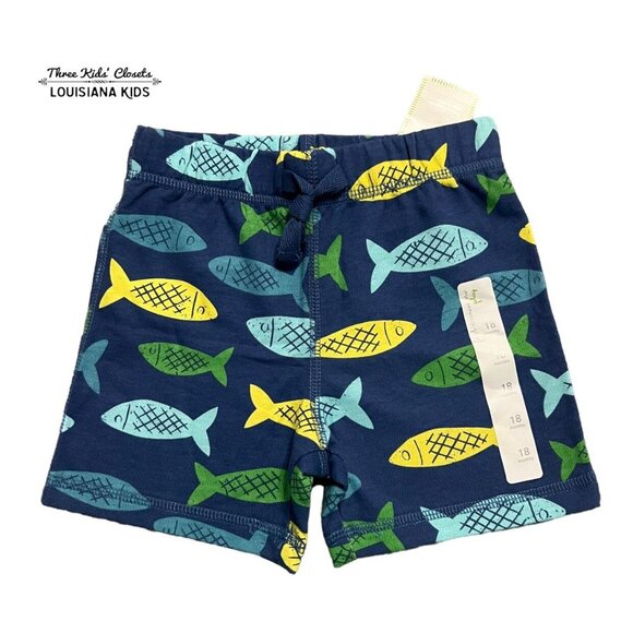 First Impressions Other - NEW First Impressions 18m Fish Print Shorts